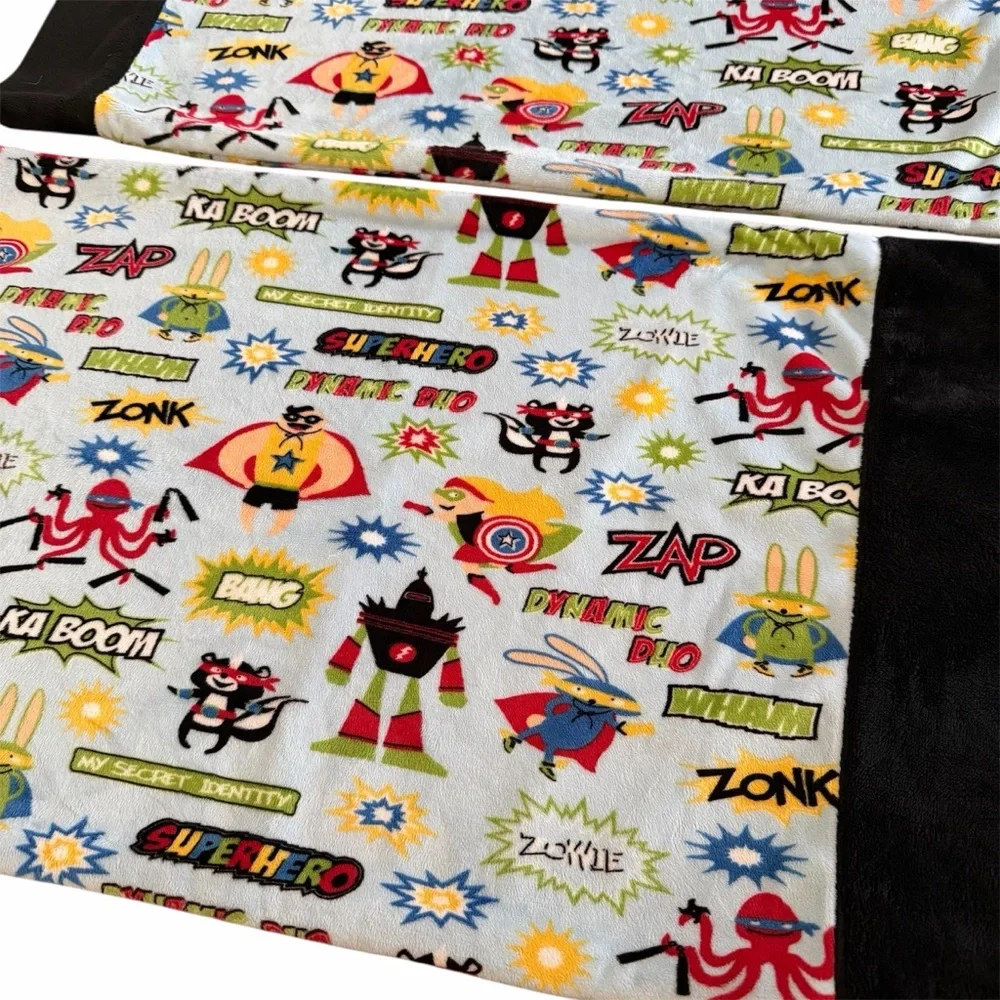 Sometimes I Sew – Superhero MINKY Pillowcase Set – Standard Size (NEW)